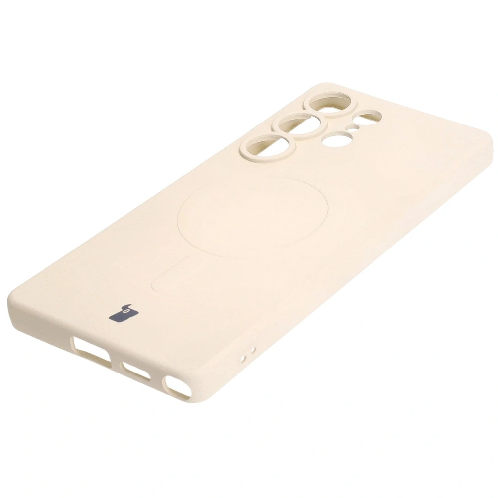 Hurtownia GSM - Bizon Case Silicone Magnetic Samsung Galaxy S25 Ultra bézs - BIZ8266 - {ean13} - Hurt