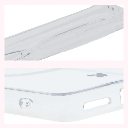 Etui z pierścieniem magnetycznym Bizon Case CrystalO do Xiaomi Redmi Note 14 Pro 5G / 14 Pro+ 5G / Poco X7 przezroczyste