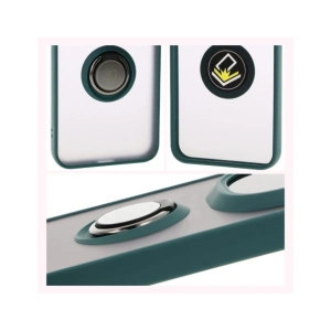 Wholesale Bizon Case Hybrid Ring Honor Magic7 Pro tinted with a dark green frame - BIZ8269 - {ean13} - Hurt