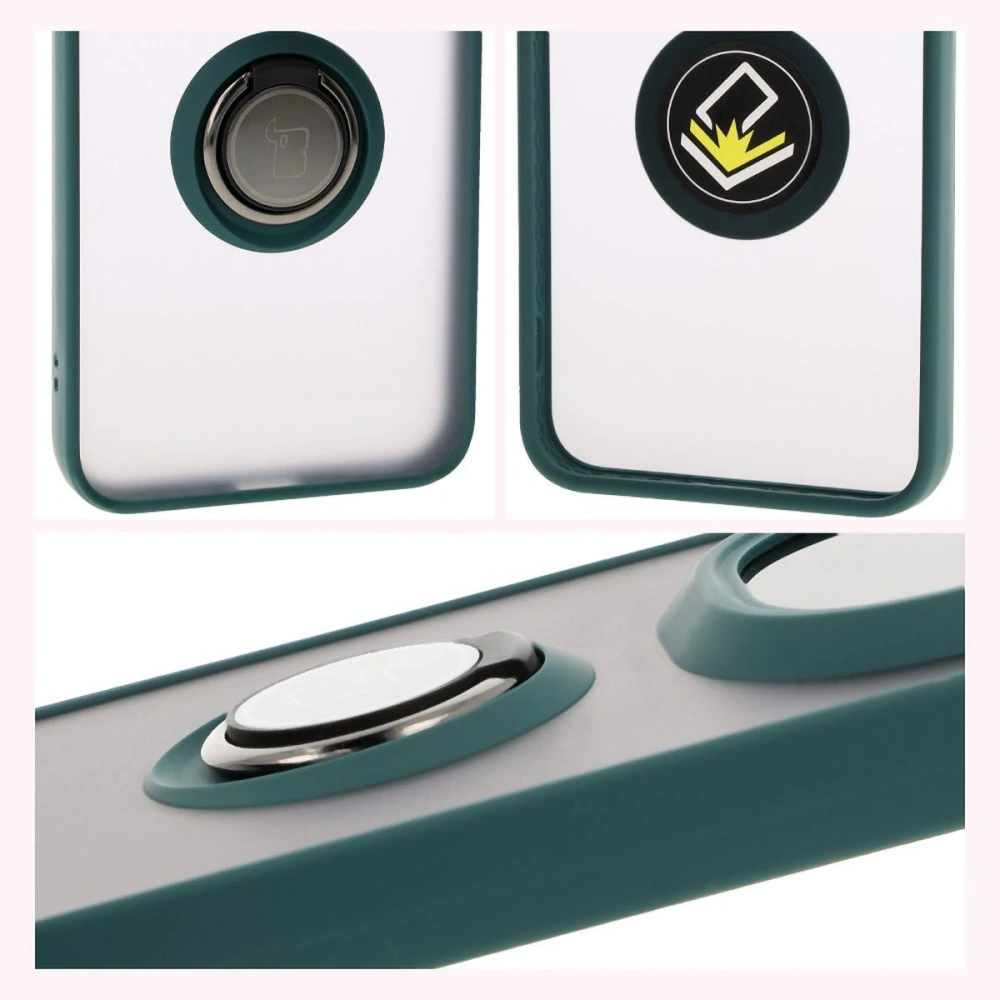Hurtownia GSM - Bizon Case Hybrid Ring Honor Magic7 Pro nuanțat cu un cadru verde închis - BIZ8269 - {ean13} - Hurt