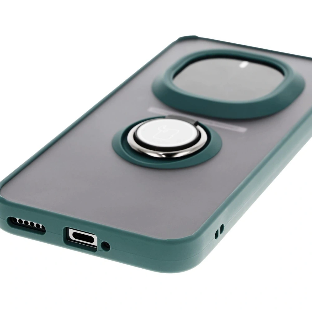 Hurtownia GSM - Bizon Case Hybrid Ring Honor Magic7 Pro sötétzöld kerettel színezve. - BIZ8269 - {ean13} - Hurt