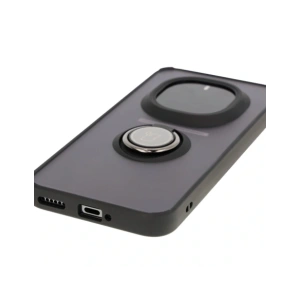 Hurtownia GSM - Pouzdro s prstovým držákem Bizon Case Hybrid Ring pro Honor Magic7 Pro kouřové s černým rámečkem - BIZ8270 - {ean13} - Hurt