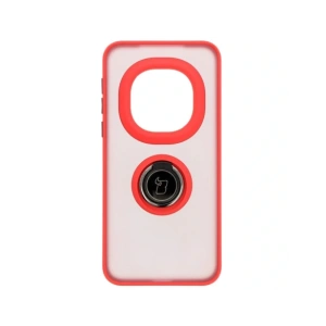 Hurtownia GSM - Etui s úchytem na prst Bizon Case Hybrid Ring pro Honor Magic7 Pro kouřové s červeným rámečkem - BIZ8271 - {ean13} - Hurt