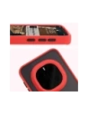 Hurtownia GSM - Etui z uchwytem na palec Bizon Case Hybrid Ring do Honor Magic7 Pro przydymione z czerwoną ramką - BIZ8271 - {ean13} - Hurt