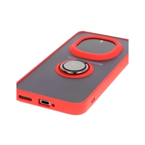 Wholesale Bizon Case Hybrid Ring Honor Magic7 Pro tinted with a red frame - BIZ8271 - {ean13} - Hurt