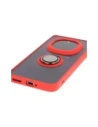 Hurtownia GSM - Etui z uchwytem na palec Bizon Case Hybrid Ring do Honor Magic7 Pro przydymione z czerwoną ramką - BIZ8271 - {ean13} - Hurt