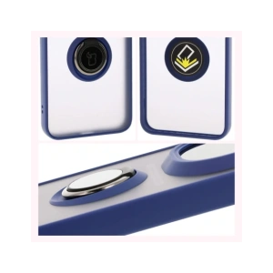 Wholesale Bizon Case Hybrid Ring Honor Magic7 Pro tinted with a navy blue frame - BIZ8272 - {ean13} - Hurt