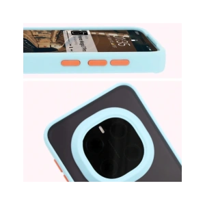 Wholesale Bizon Case Hybrid Ring Honor Magic7 Pro tinted with a light blue frame - BIZ8273 - {ean13} - Hurt