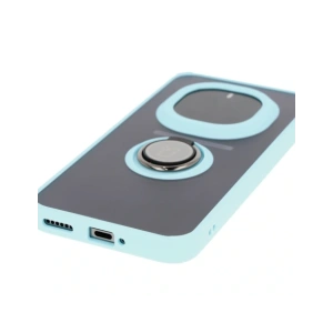 Wholesale Bizon Case Hybrid Ring Honor Magic7 Pro tinted with a light blue frame - BIZ8273 - {ean13} - Hurt