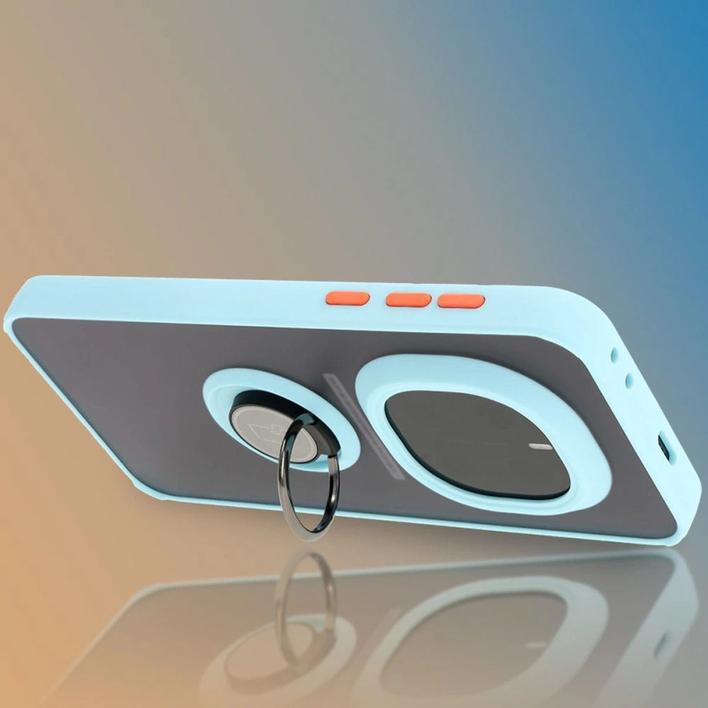 Hurtownia GSM - Bizon Case Hybrid Ring Honor Magic7 Pro világoskék kerettel árnyékolva - BIZ8273 - {ean13} - Hurt