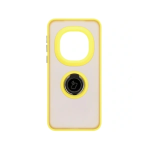 Hurtownia GSM - Etui s úchopem na prst Bizon Case Hybrid Ring pro Honor Magic7 Pro kouřové s žlutým rámečkem - BIZ8274 - {ean13} - Hurt