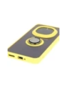Hurtownia GSM - Etui z uchwytem na palec Bizon Case Hybrid Ring do Honor Magic7 Pro przydymione z żółtą ramką - BIZ8274 - {ean13} - Hurt