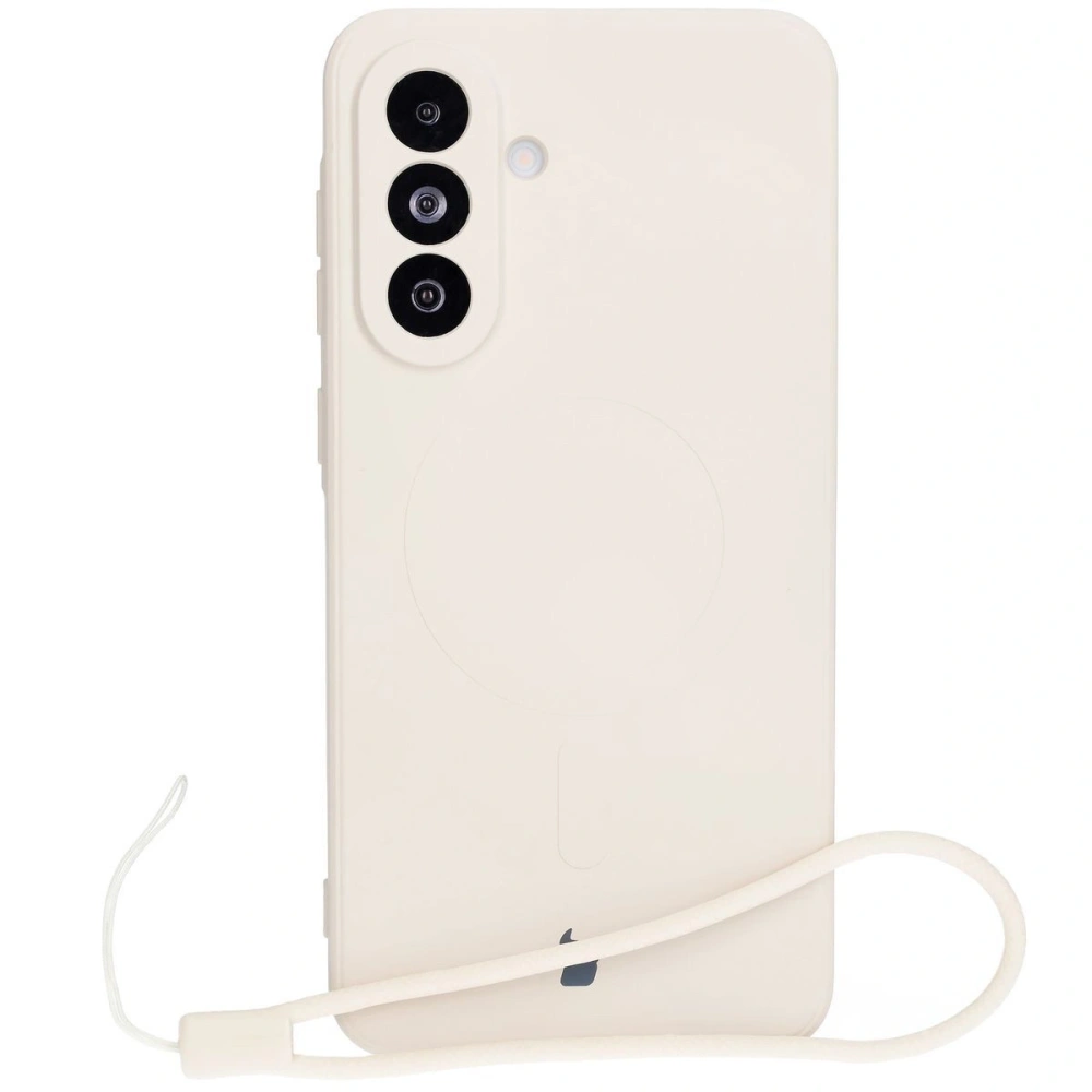 Hurtownia GSM - Bizon Case Silicone Magnetic Sq Samsung Galaxy A36 5G bej - BIZ8275 - {ean13} - Hurt