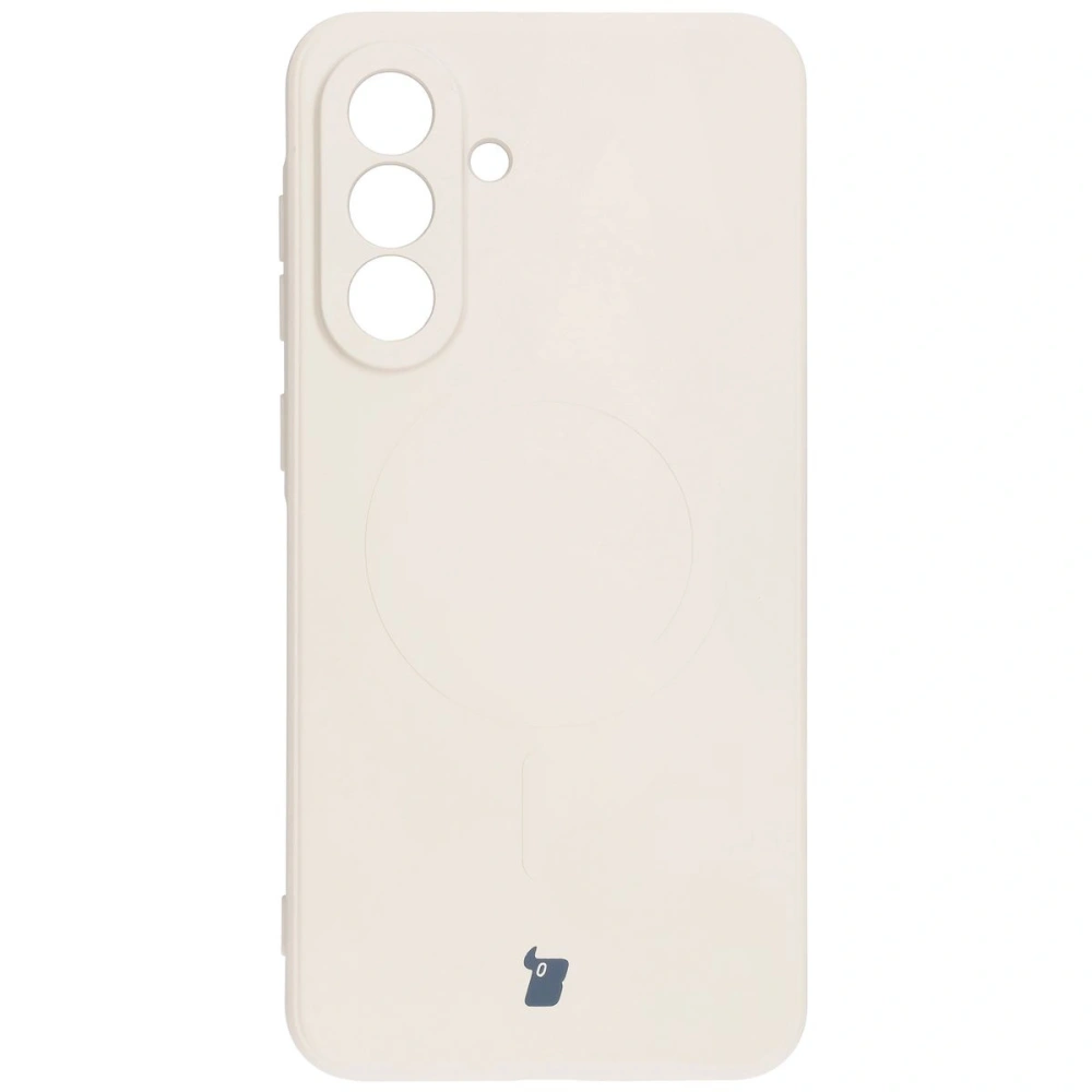 Hurtownia GSM - Bizon Case Silicone Magnetic Sq Samsung Galaxy A36 5G bej - BIZ8275 - {ean13} - Hurt