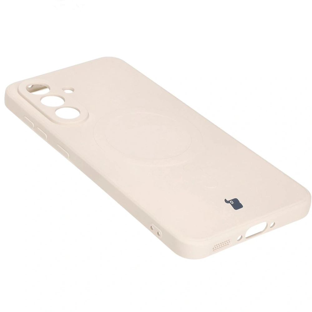Hurtownia GSM - Bizon Case Silicone Magnetic Sq Samsung Galaxy A36 5G bej - BIZ8275 - {ean13} - Hurt