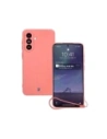 Bizon Case Silicone Magnetic Sq Samsung Galaxy A36 5G roz murdar
