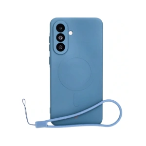 Hurtownia GSM - Bizon Case Silicone Magnetic Sq Samsung Galaxy A36 5G albastru închis - BIZ8278 - {ean13} - Hurt