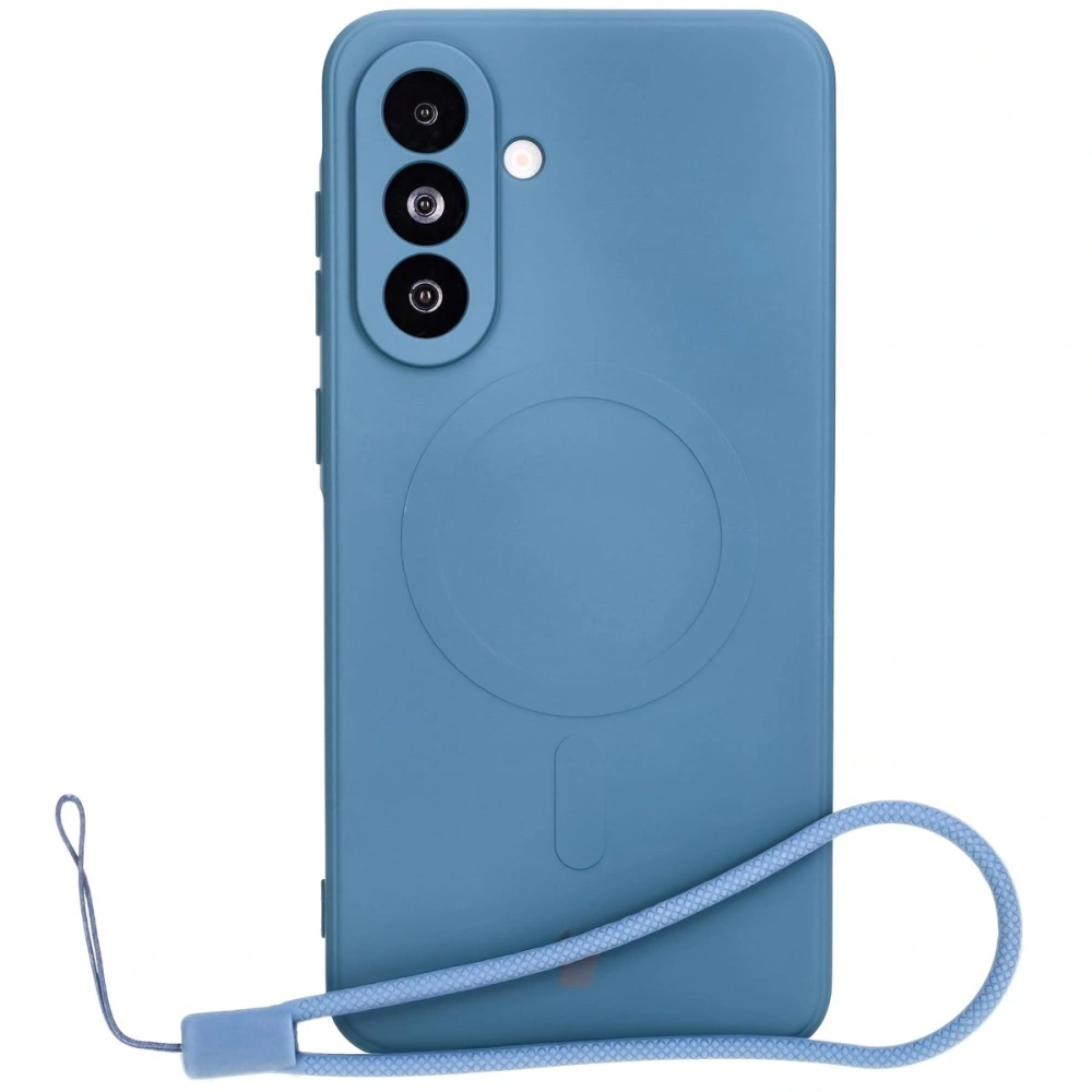 Hurtownia GSM - Bizon Case Silicone Magnetic Sq Samsung Galaxy A36 5G albastru închis - BIZ8278 - {ean13} - Hurt