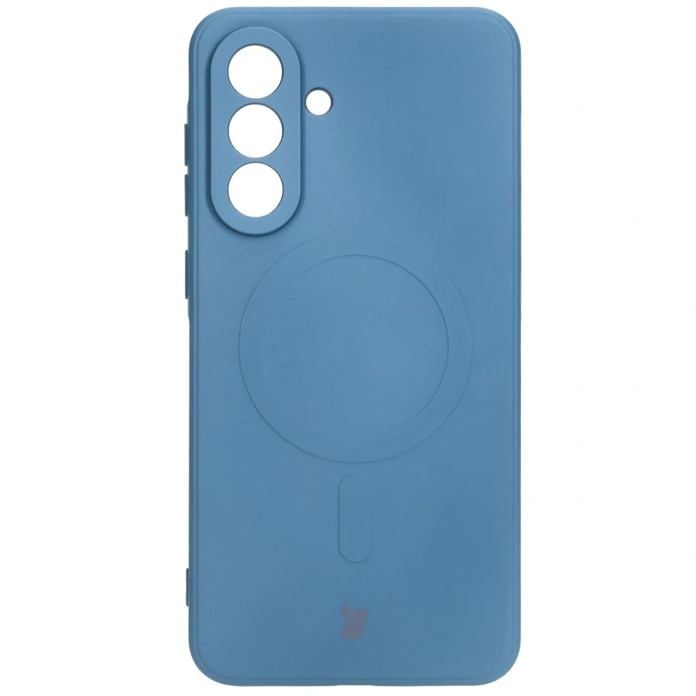 Hurtownia GSM - Bizon Case Silicone Magnetic Sq Samsung Galaxy A36 5G albastru închis - BIZ8278 - {ean13} - Hurt