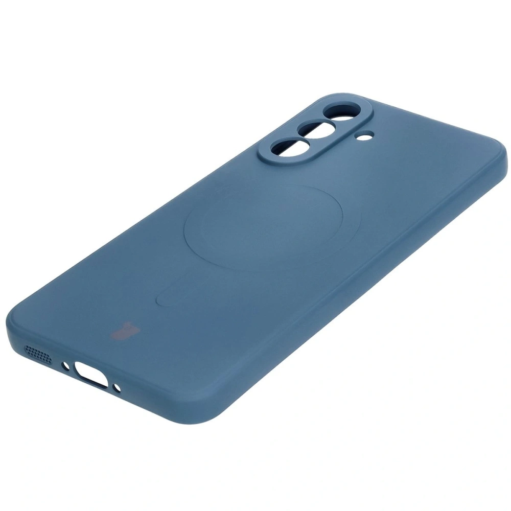 Hurtownia GSM - Bizon Case Silicone Magnetic Sq Samsung Galaxy A36 5G albastru închis - BIZ8278 - {ean13} - Hurt