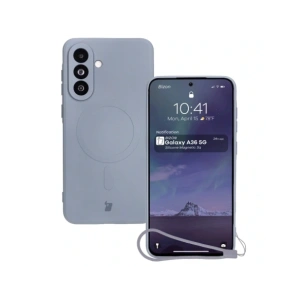 Hurtownia GSM - Bizon Case Silikon Magnetic Sq Samsung Galaxy A36 5G grau - BIZ8282 - {ean13} - Hurt