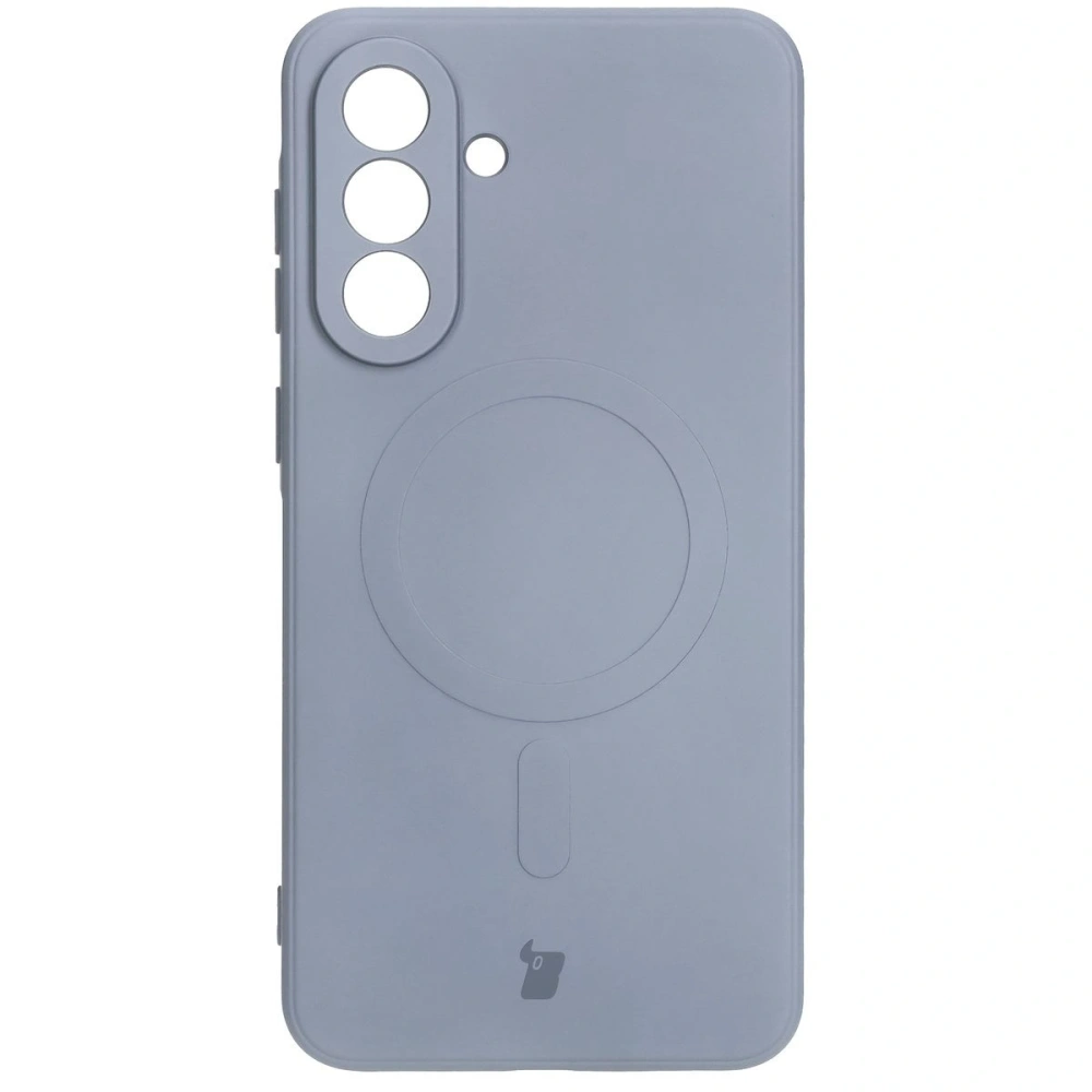 Hurtownia GSM - Silikonové pouzdro s magnetickým kroužkem Bizon Case Silicone Magnetic Sq pro Samsung Galaxy A36 5G šedé - BIZ8282 - {ean13} - Hurt