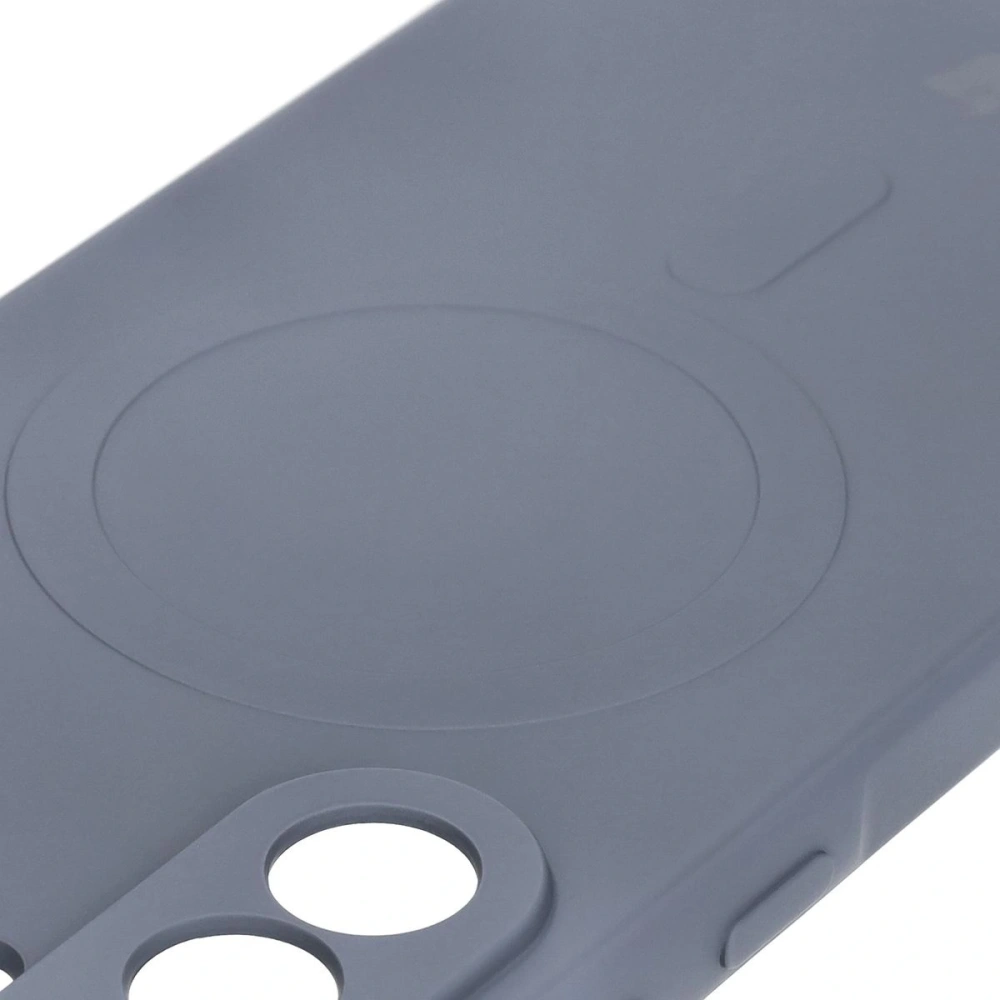 Hurtownia GSM - Silikonové pouzdro s magnetickým kroužkem Bizon Case Silicone Magnetic Sq pro Samsung Galaxy A36 5G šedé - BIZ8282 - {ean13} - Hurt