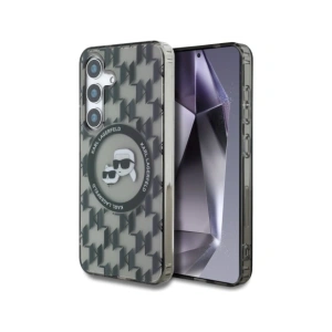 Hurtownia GSM - Karl Lagerfeld Buton Karl&Choupette Capete Pe Model KL MagSafe Samsung Galaxy S25 negru - KLD21876 - {ean13} - Hurt