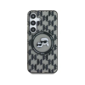 Hurtownia GSM - Karl Lagerfeld Buton Karl&Choupette Capete Pe Model KL MagSafe Samsung Galaxy S25 negru - KLD21876 - {ean13} - Hurt
