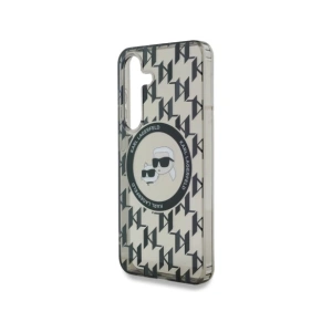 Hurtownia GSM - Karl Lagerfeld Buton Karl&Choupette Capete Pe Model KL MagSafe Samsung Galaxy S25 negru - KLD21876 - {ean13} - Hurt
