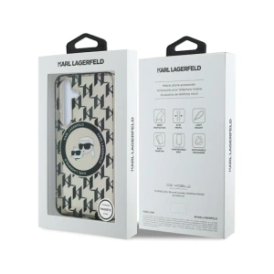 Hurtownia GSM - Karl Lagerfeld Buton Karl&Choupette Capete Pe Model KL MagSafe Samsung Galaxy S25 negru - KLD21876 - {ean13} - Hurt