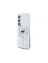 Hurtownia GSM - Karl Lagerfeld Buton Choupette cu Logo Imprimat MagSafe Samsung Galaxy S25 alb - KLD21877 - {ean13} - Hurt