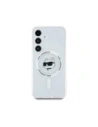 Hurtownia GSM - Karl Lagerfeld Buton Choupette cu Logo Imprimat MagSafe Samsung Galaxy S25 alb - KLD21877 - {ean13} - Hurt