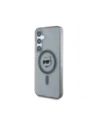 Wholesale Karl Lagerfeld Button Choupette Head Printed Logo MagSafe Samsung Galaxy S25 black - KLD21878 - {ean13} - Hurt