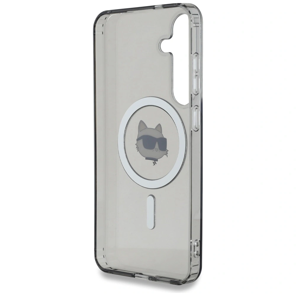 Hurtownia GSM - Karl Lagerfeld Buton Choupette Cap Tipărit Logo MagSafe Samsung Galaxy S25 negru - KLD21878 - {ean13} - Hurt
