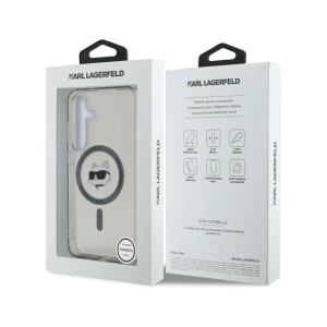 Hurtownia GSM - Karl Lagerfeld Buton Choupette Cap Tipărit Logo MagSafe Samsung Galaxy S25 negru - KLD21878 - {ean13} - Hurt