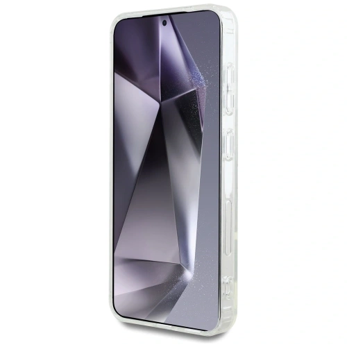 Etui Karl Lagerfeld Button Choupette Head Printed Logo MagSafe do Samsung Galaxy S25+ Plus biały