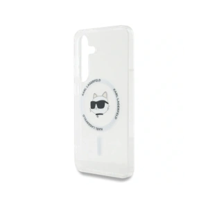 Hurtownia GSM - Karl Lagerfeld Buton Choupette Cap Tipărit Logo MagSafe Samsung Galaxy S25+ Plus alb - KLD21879 - {ean13} - Hurt