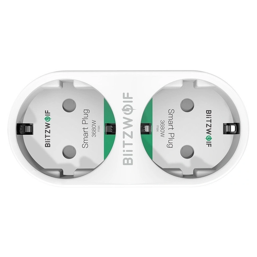 Wholesale Blitzwolf BW-SHP7 3680W EU Dual WiFi Smart Socket - BLZ228 - {ean13} - Hurt