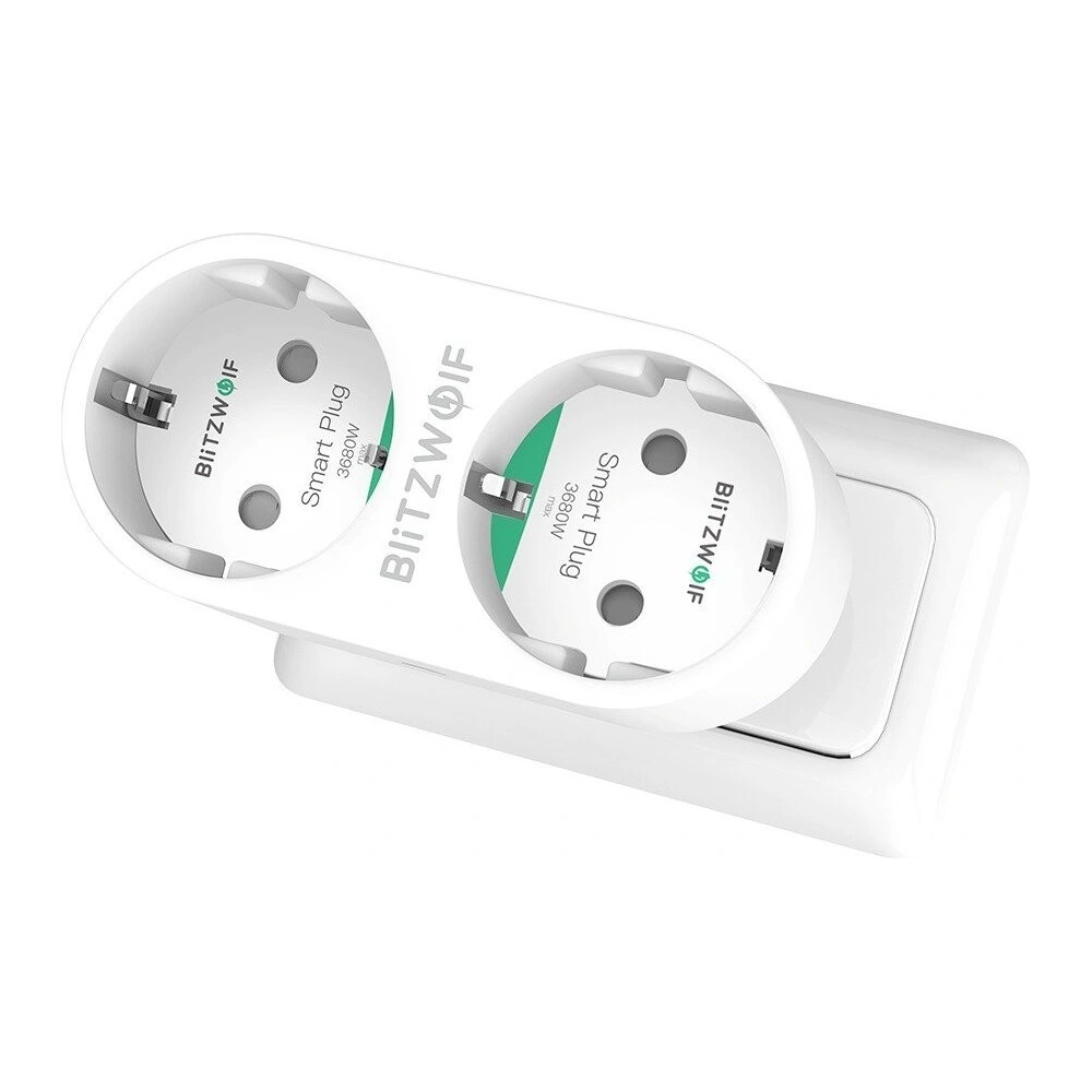 Hurtownia GSM - Inteligentne gniazdko Blitzwolf BW-SHP7, podwójne, WiFi, 3680W - BLZ228 - {ean13} - Hurt