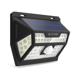 Hurtownia GSM - Zewnętrzna lampa solarna LED Blitzwolf BW-OLT1 z czujnikiem ruchu i zmierzchu, 2200mAh - BLZ229 - {ean13} - Hurt