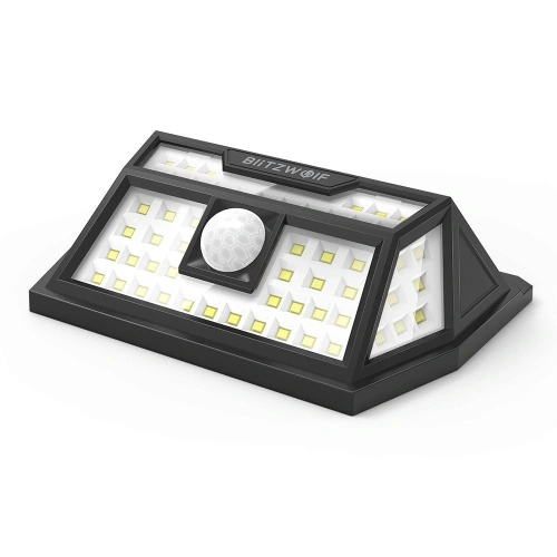 Zewnętrzna lampa solarna LED Blitzwolf BW-OLT1 z czujnikiem ruchu i zmierzchu, 2200mAh