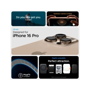 Wholesale Spigen Ultra Hybrid T Mag MagSafe Apple iPhone 16 Pro Frost Rose Titanium - SPN16623 - {ean13} - Hurt