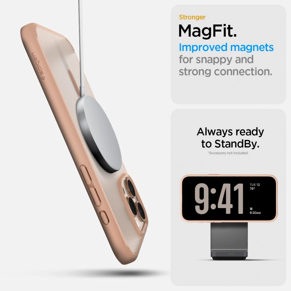 Hurtownia GSM - Etui Spigen Ultra Hybrid T Mag MagSafe Apple iPhone 16 Pro Frost Rose Titanium - SPN16623 - {ean13} - Hurt