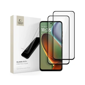 Hurtownia GSM - Tvrdé sklo Tech-Protect Glass Fit+ Motorola Moto G15 / G15 Power / G05 / E15 Black [2 PACK] - THP3858 - {ean13} - Hurt