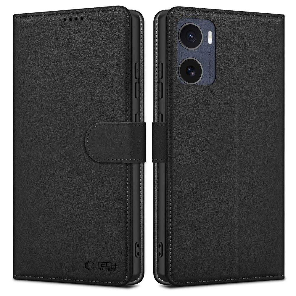 Wholesale Tech-Protect Wallet Motorola Moto G05 / E15 Matte Black - THP3860 - {ean13} - Hurt