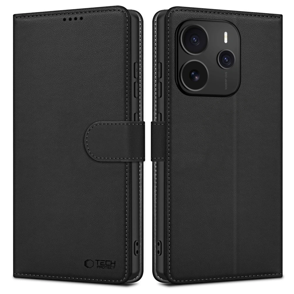 Hurtownia GSM - Tech-Protect Pénztárca Xiaomi Redmi Note 14 5G Matt Fekete - THP3862 - {ean13} - Hurt