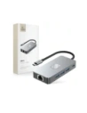 Hurtownia GSM - Tech-Protect HB05 HUB Adapter 9in1 USB-C + USB-A 2.0 + USB-A 3.0 + HDMI 4K60Hz + SD/TF + PD 100W + Ethernet RJ45 1000Mbps Space Grey - THP3863 - {ean13} - Hurt