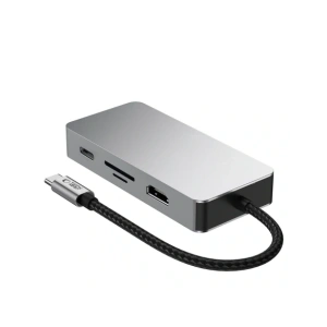 Hurtownia GSM - Tech-Protect HB05 HUB Adapter 9in1 USB-C + USB-A 2.0 + USB-A 3.0 + HDMI 4K60Hz + SD/TF + PD 100W + Ethernet RJ45 1000Mbps Space Grey - THP3863 - {ean13} - Hurt