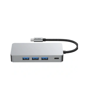 Hurtownia GSM - Tech-Protect HB05 HUB Adapter 9in1 USB-C + USB-A 2.0 + USB-A 3.0 + HDMI 4K60Hz + SD/TF + PD 100W + Ethernet RJ45 1000Mbps Space Grey - THP3863 - {ean13} - Hurt